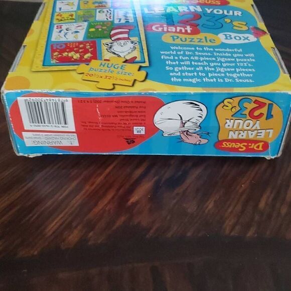 DR SUESS COLLECTIBLE FLOOR PUZZLE - Picture 3 of 6